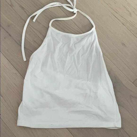 Brandy Melville Tops - Brandy Melville white halter top